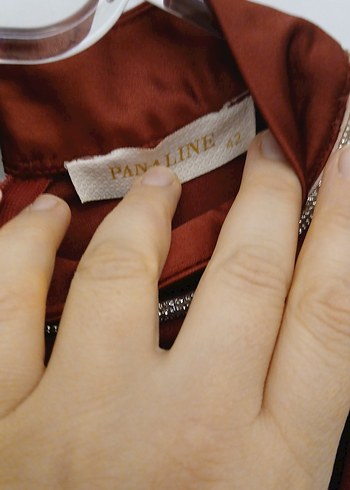 Bordo Uzun Kollu Drapeli Kadın abiye - Görsel 4