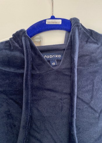 Fabrika Kadın Lacivert Kapüşonlu Sweatshirt