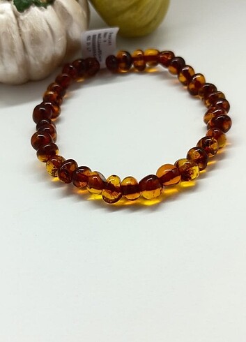 Diğer Kehribar Karamel Unisex Bileklik