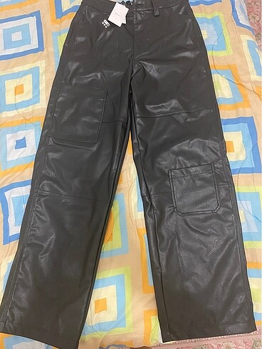 H&M Deri Pantolon