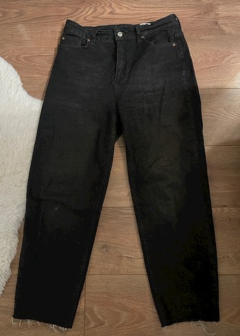 Koyu gri  Regular Fit Kadın Kot Pantolon - Görsel 2