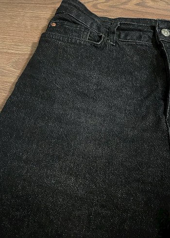 Koyu gri  Regular Fit Kadın Kot Pantolon - Görsel 5