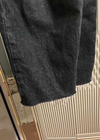 Koyu gri  Regular Fit Kadın Kot Pantolon - Görsel 6