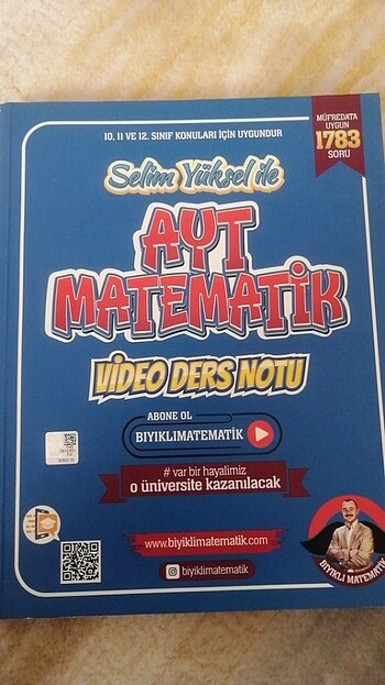 Bıyıklı matematik ayt kitabı