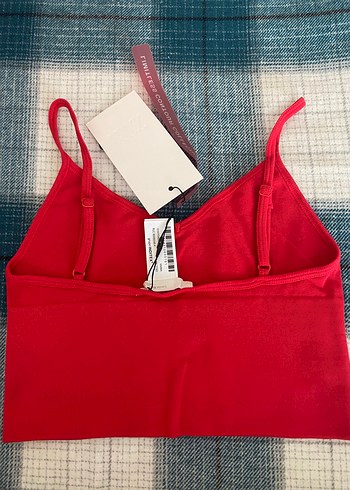 Zara Kırmızı Mini Atlet Bralet