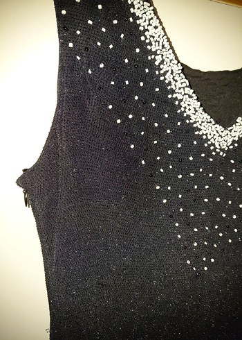 SİYAH ŞIK ABİYE ELBİSE - Görsel 7