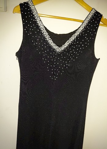 SİYAH ŞIK ABİYE ELBİSE - Görsel 10