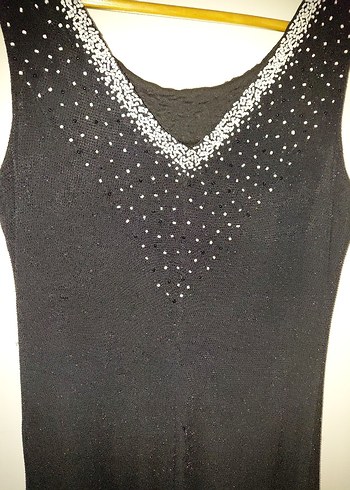 SİYAH ŞIK ABİYE ELBİSE - Görsel 6