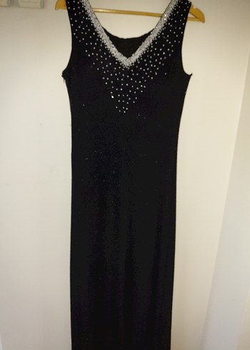 SİYAH ŞIK ABİYE ELBİSE - Görsel 9