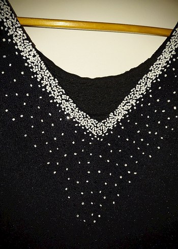 SİYAH ŞIK ABİYE ELBİSE - Görsel 8