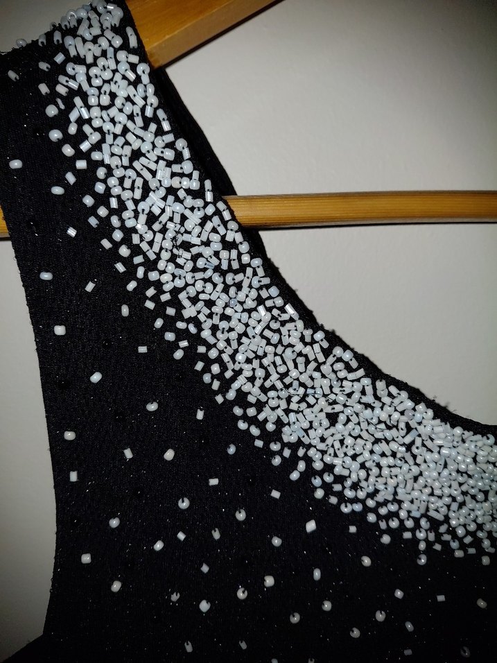 SİYAH ŞIK ABİYE ELBİSE - Görsel 4