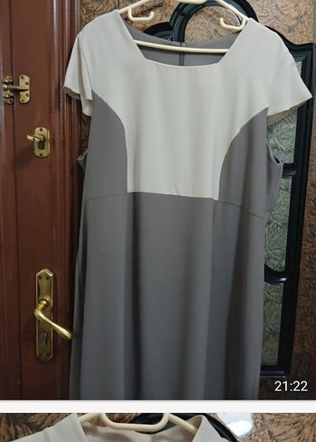 Kadın Gri Nakışlı Uzun Ceket - Görsel 3