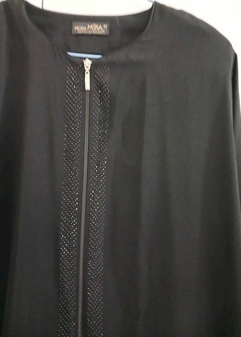 Siyah Uzun Kadın ferace - Görsel 3