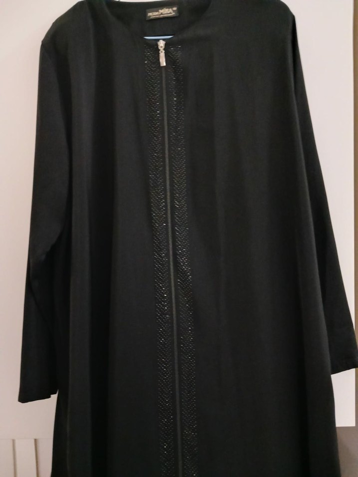 Siyah Uzun Kadın ferace - Görsel 2