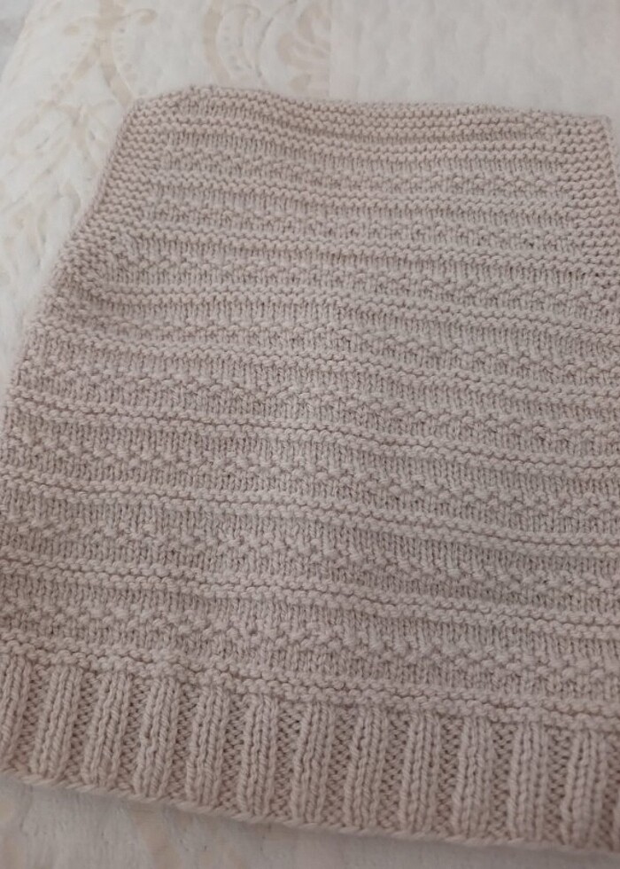 Örgü bebek yeleği  - Görsel 2