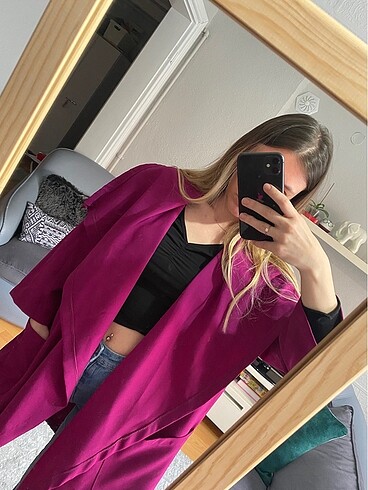 Mor ceket - Görsel 7