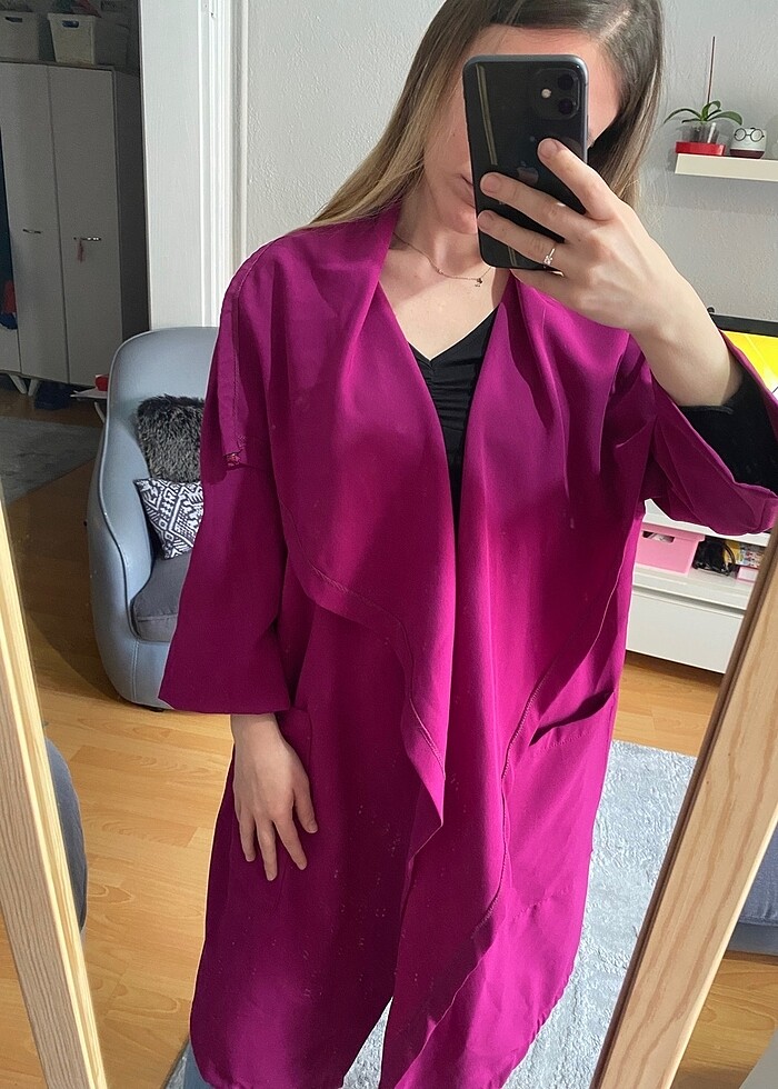 Mor ceket - Görsel 4