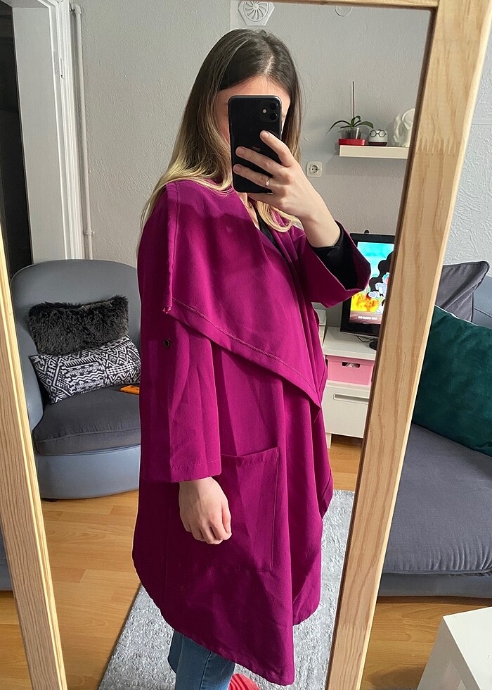 Mor ceket - Görsel 5