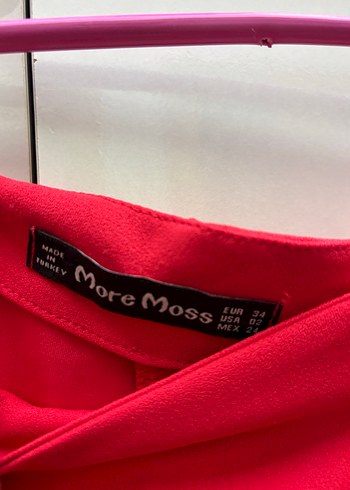 Kırmızı Midi Drapeli Kadın Kumaş Pantolon - Görsel 2