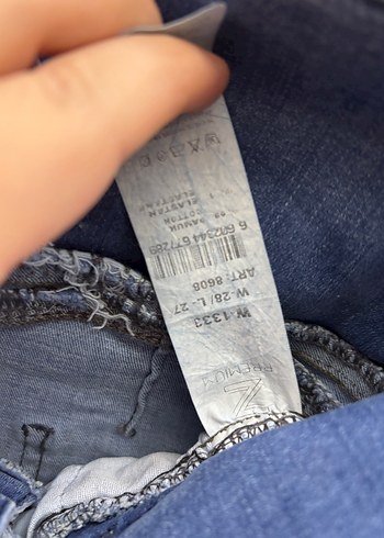 Kadın Kemerli Skinny Jean - Görsel 2