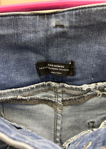 Kadın Kemerli Skinny Jean - Görsel 3