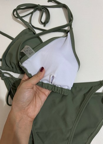 Yeşil İpli Kadın Bikini Takımı - Görsel 3