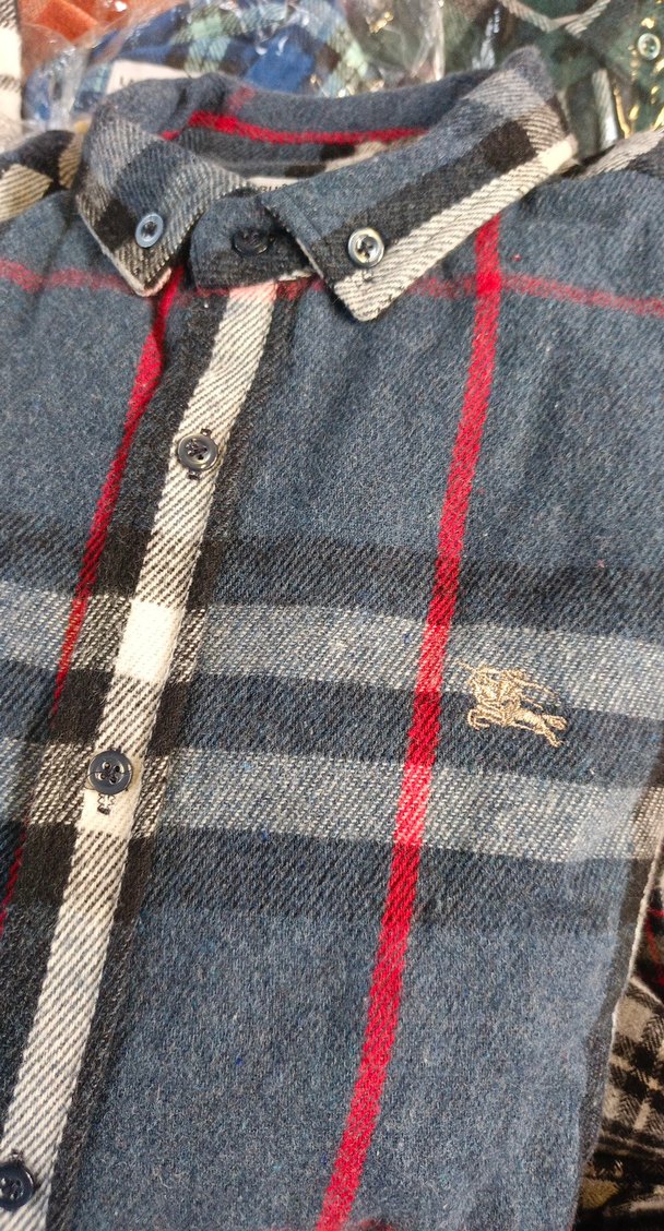 Düğmeli Uzun Kollu e köşeli Erkek Gömlek - Görsel 2