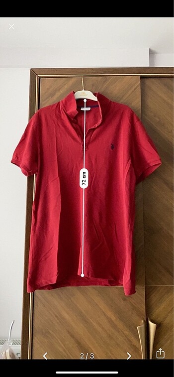 US polo kırmızı tshirt