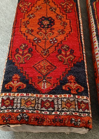 Koyu Kırmızı Desenli Geleneksel Halı - Görsel 16