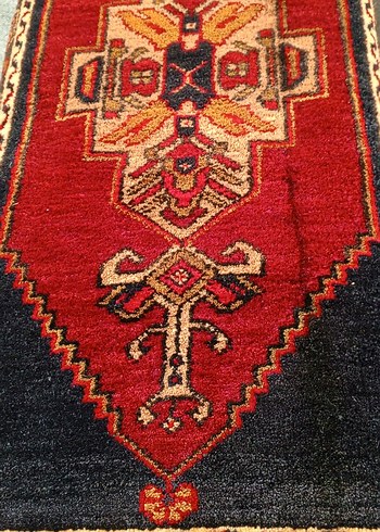 Koyu Kırmızı Desenli Geleneksel Halı - Görsel 13