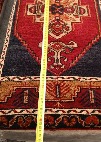 Koyu Kırmızı Desenli Geleneksel Halı - Görsel 10