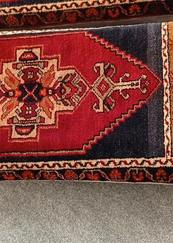 Koyu Kırmızı Desenli Geleneksel Halı - Görsel 5