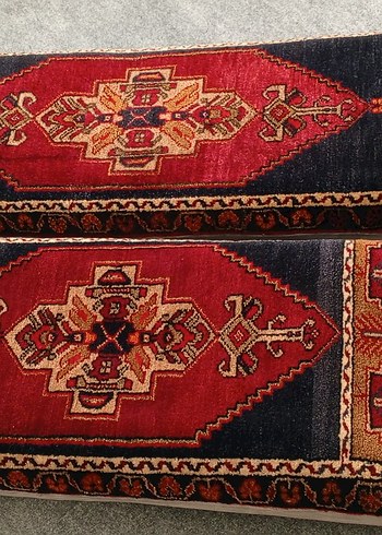 Koyu Kırmızı Desenli Geleneksel Halı - Görsel 3