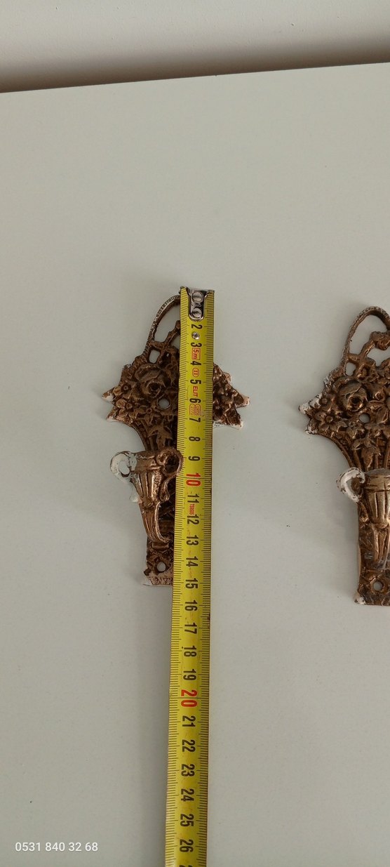 Nostalji Pirinç Askı Aparatı - Görsel 5