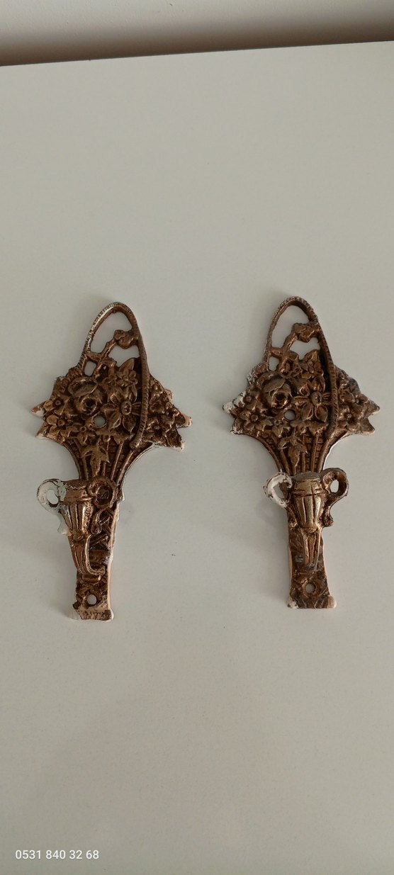 Nostalji Pirinç Askı Aparatı - Görsel 3