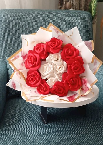 Saten Gül Buketi - Görsel 4