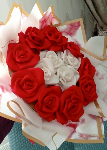 Saten Gül Buketi - Görsel 3