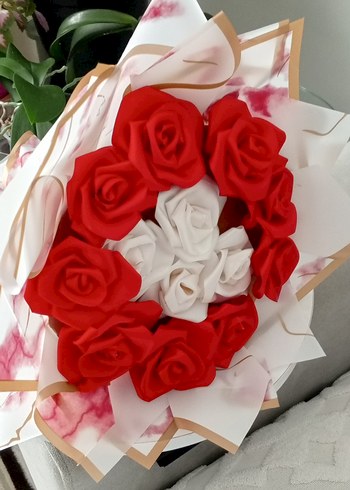 Saten Gül Buketi - Görsel 2