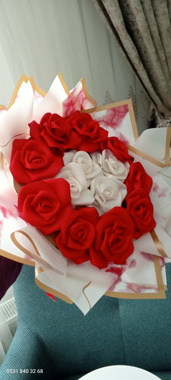 Saten Gül Buketi - Görsel 3