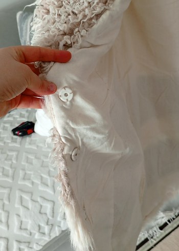 Kadın Bej Kürk Detaylı Bohem Yelek - Görsel 3