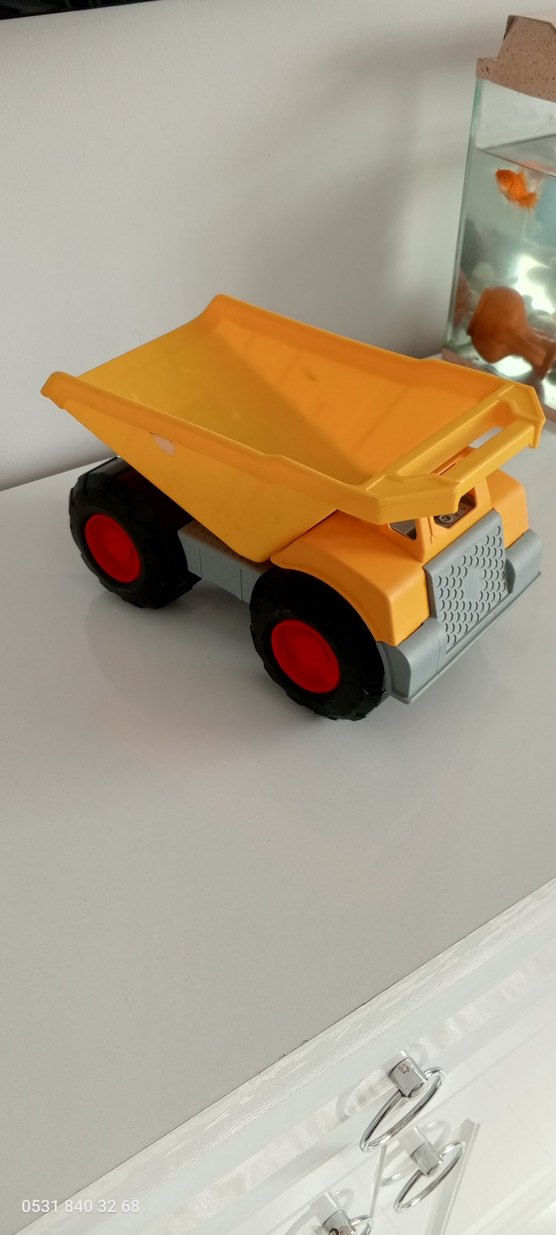 Renkli Sarı Oyuncak Kamyon - Görsel 2