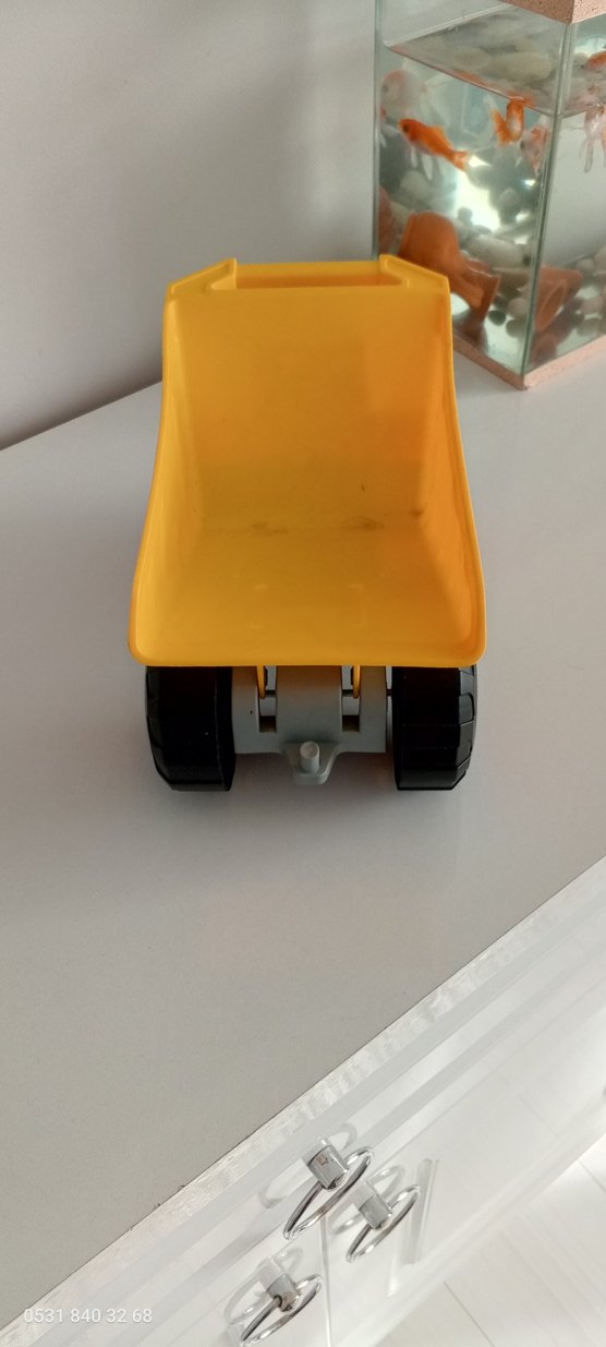 Renkli Sarı Oyuncak Kamyon - Görsel 5