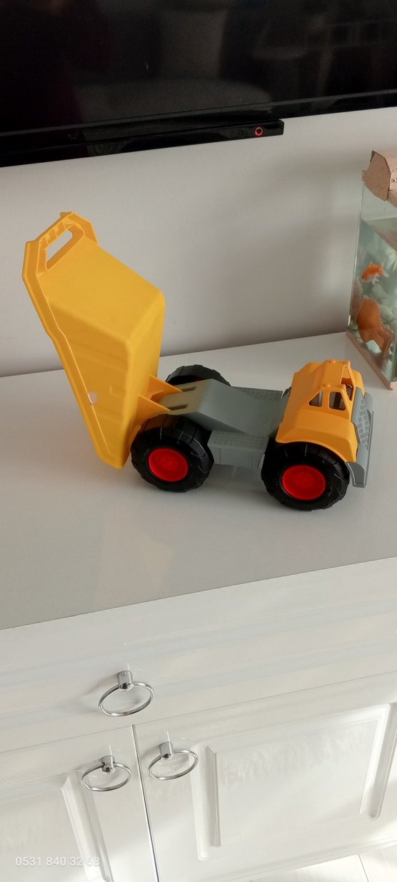 Renkli Sarı Oyuncak Kamyon - Görsel 4