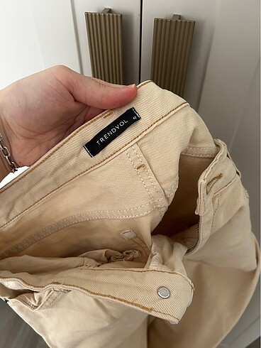 xl Beden Krem pantolon