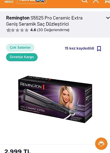 Remington Pro Seramik saç düzleştirici 