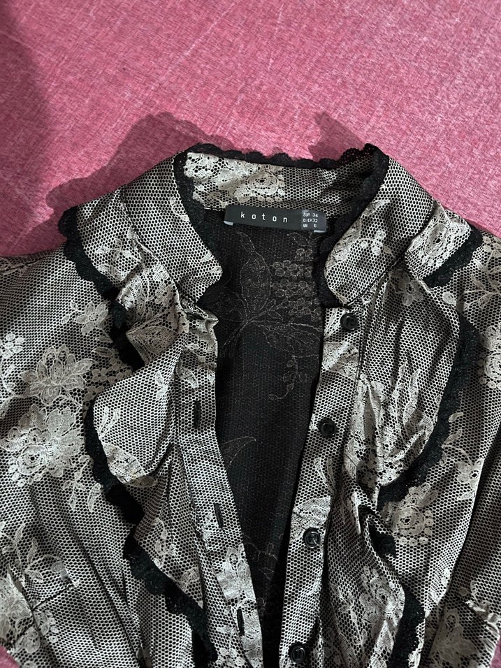 vintage viskoz gömlek - Görsel 2