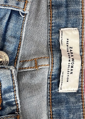 38 Beden zara düsük bel flare jean