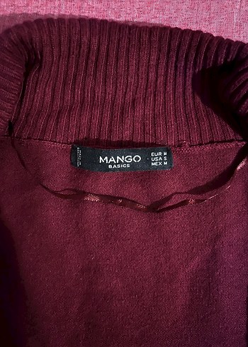 Bordo Kadın Salaş  Hırka - Görsel 2