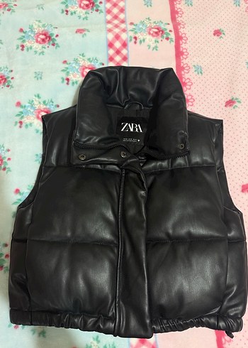 xs Beden siyah Renk Zara şişme yelek