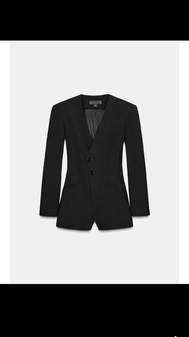 Zara kruvaze blazer tulum - Görsel 3